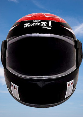 MonteX-1 Full Face Bike helmet L54 Motorbike Helmet(Black)