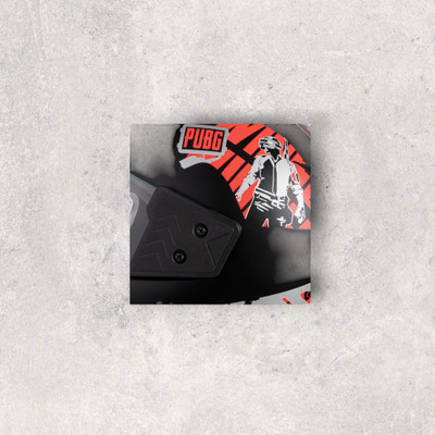 Font unisex full facce helmet original-407-ABC Motorbike Helmet(Red)
