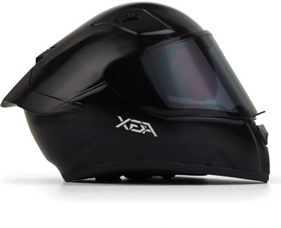 deletion Bolt ABS Material, with Sunvisor, Unbreakable PC Visor (MM-1) Motorbike Helmet(Jet Black)