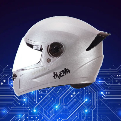 OZONE Prime Helmet_full face_HyEna_VL_@7@228 Motorbike Helmet(SILVER WHITE)