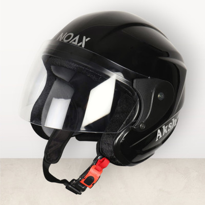 Font Unisex Full Face Helmet For Motorbikes -490A Motorbike Helmet(Black)