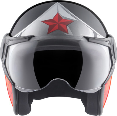 VEGA Wonder Woman Motorbike Helmet(Black Red)