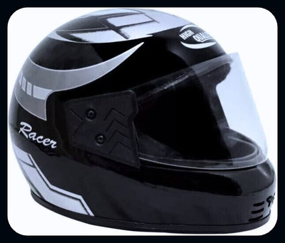 RDX _ SLIVER KIMI FULL FACE HELMAT WITH ISI CERTIFIED ( SAVE PRECIOUS LIFE )_HLT Motorbike Helmet(Silver)