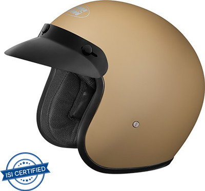 STUDDS Jetstar Classic Plain Motorbike Helmet(Desert Strom)