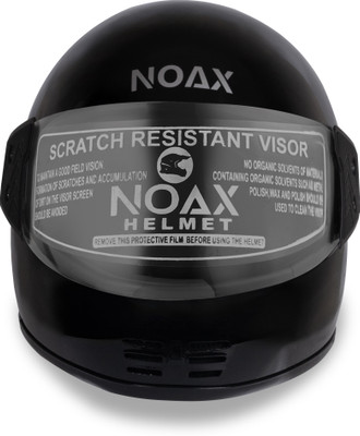 NOAX Face pubg Design Motorbike Helmet(Black)