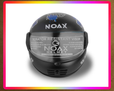 NOAX ISI MARKED FULL FACE HELMET FOR SAFE RIDING UNISEX BUYY_4 Motorbike Helmet(Blue)