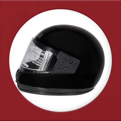 NOAX young men helmettt for riding motorbike-Black8 Motorbike Helmet(Black)