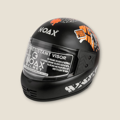 NOAX ISI marked helmet solid helmet((fk239 Motorbike Helmet(Orange)