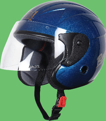 nextin nano_148 Motorbike Helmet(Blue)