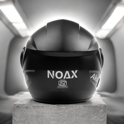 NOAX UNISEX HELMET ISI PROOFED SOLID HELMET BUY SURE@27 Motorbike Helmet(Black)