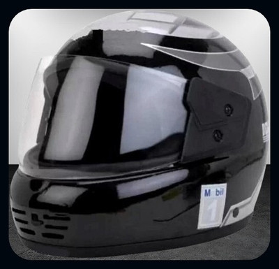 KIN Full Face Helmet_ISI certified_Silver42_HLT Motorbike Helmet(Silver)