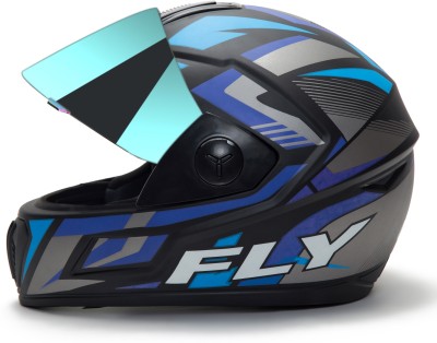 NOAX Fly Rakshak Motorbike Helmet(Blue)