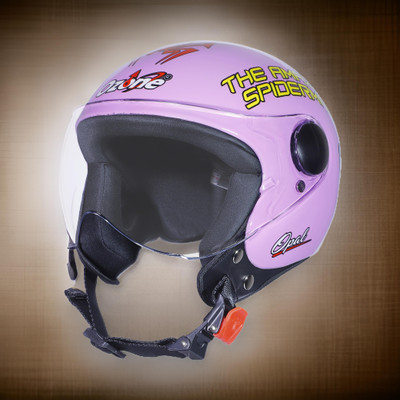 OZONE opal helmet _openface_freesize_087 Motorbike Helmet(Pink)