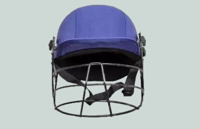 SHAH BROTHERS Baby Cricket Helmet with Grill Cricket Helmet(Blue)