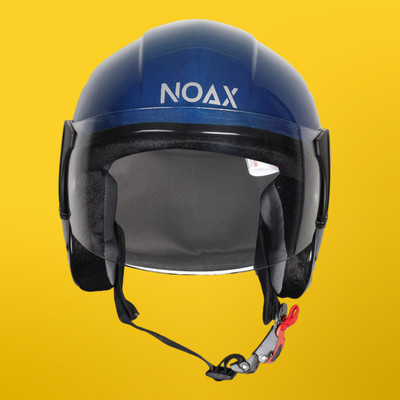 NOAX open helmetfor bike1135 Motorbike Helmet(Blue)