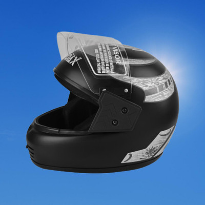 NOAX unisex full face quality good helmet @@222 Motorbike Helmet(Grey)