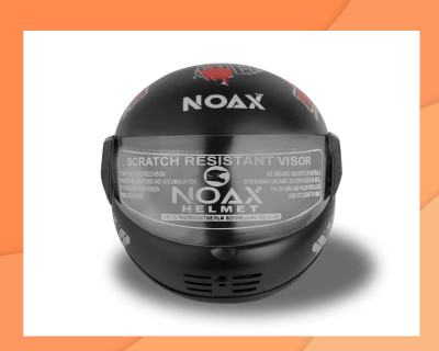 NOAX SOLID QUALITY FOR UNISEX HELMET FULL FACE SL-375 Motorbike Helmet(Red)