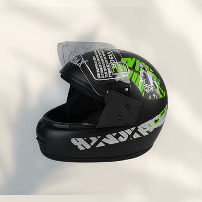 NOAX ISI MARKED unisex full face good hard quality helmet-Green405 Motorbike Helmet(Green)