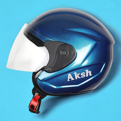 NOAX young men helmet for ridinggg motorbike-52 Motorbike Helmet(Blue)