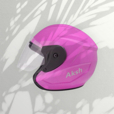 NOAX Unisex Full Face Helmet For Motorbikes -685 Motorbike Helmet(Pink)
