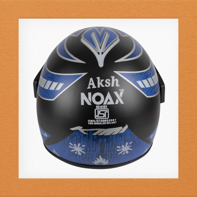 NOAX unisex full face good hard quality helmet-Green272 fk_30 Motorbike Helmet(Blue)