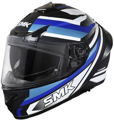 SMK Typhoon Freeride Dual Visor Helmet Motorbike Helmet(MATT BLACK - MA251)