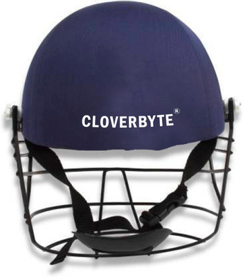 CLOVERBYTE Blue Cricket Helmet For 11+ years with Detachable Grill Cricket Helmet(Navy Blue)