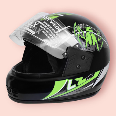 Font unisex full face good hard quality helmet-Green289B Motorbike Helmet(Green)