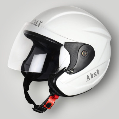 Font Unisex Full Face Helmet For Motorbikes -639-ABC Motorbike Helmet(White)