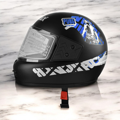 NOAX New_KING OF HELMET UNISEX OPEN FACE motorbike HELMETBLUE82 Motorbike Helmet(Blue)