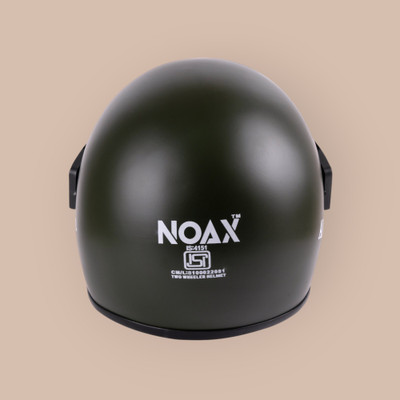 NOAX unisex full face good hard quality helmet-Black264 Motorbike Helmet(Black)