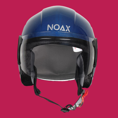 NOAX open helmetfor bike1101 Motorbike Helmet(Blue)