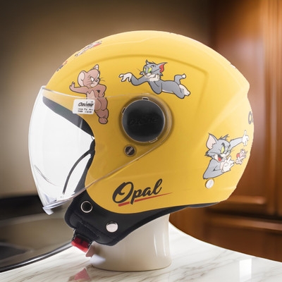 OZONE opal helmet _openface_freesize_090 Motorbike Helmet(Yellow)
