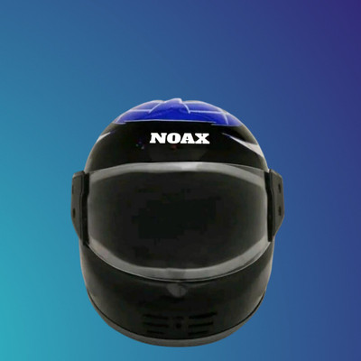 NOAX blue full face helmet unisex79 Motorbike Helmet(Black)
