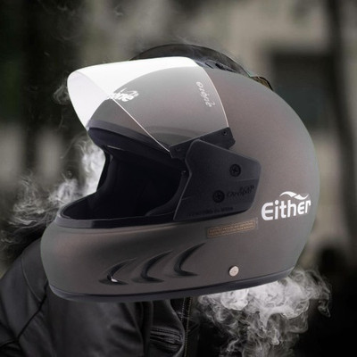 OZONE Full Face_Unique Design Helmet_Premium Class_@V@69 Motorbike Helmet(Brown)