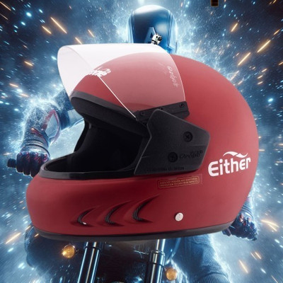 OZONE HyEnA_Super_Quality_Helmet_For Safety n Style_@LG@_0155 Motorbike Helmet(Red)