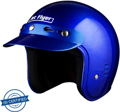 Aaron Jet Flyer Sunpeak Motorbike Helmet(Blue)