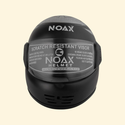 NOAX UNISEX HELMET FOR SAFTY RIDING42 Motorbike Helmet(Grey)