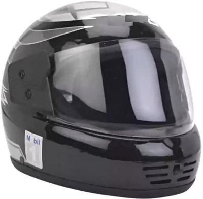 DOZIT _ SLIVER KIMI FULL FACE HELMAT WITH ISI CERTIFIED ( NO HELMAT NO RIDE ) Motorbike Helmet(Silver)
