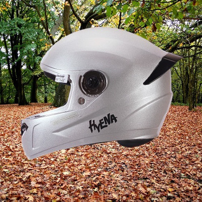 OZONE Zzz Hyena_FF_Unisex_freesize_Oz022 Motorbike Helmet(Green)