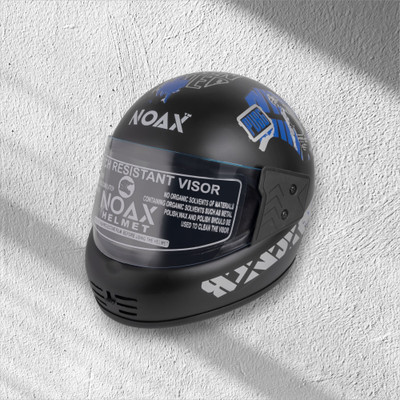 NOAX KING OF HELMET UNISEX OPEN FACE motorbike HELMET-Blue115115-Helmet 5-ABCD-Helmat Motorbike Helmet(Blue)