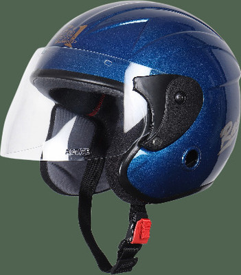 nextin nano_131 Motorbike Helmet(Blue)
