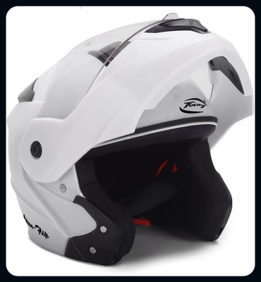 fuery FLIPUP HELMET FOR MEN WOMEN_New Motorsports Helmet(Black)