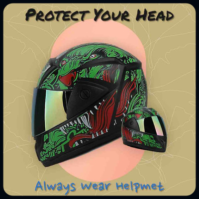 SKULLCAP NEW_SOMIFLY-AREA_12 Motorbike Helmet(Green)