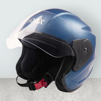 NOAX SAFETY HELMET ONROAD for unisex HELMET- TWO WHEELER(SLfk-n468 Motorbike Helmet(Blue)