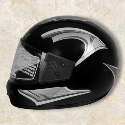 NOAX Helmet GOOD QUALITYFOR UNISEX for BIKE_-Green178178-Silver j-ABCD Motorbike Helmet(Silver)