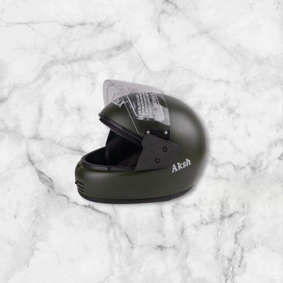 NOAX unisex full face good hard quality helmet- 332332-Helmet 5- 32BLACKBLACK332 Motorbike Helmet(Black)