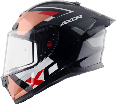 Axor Saber X-Sport Motorbike Helmet(Black Orange)