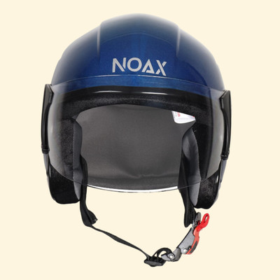 NOAX unisex open face helmet for safty385 Motorbike Helmet(Blue)
