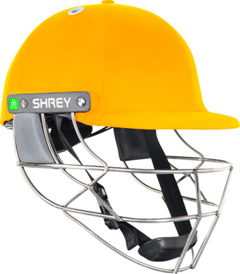 Shrey KOROYD STAINLESS STEEL Cricket Helmet(Gold)